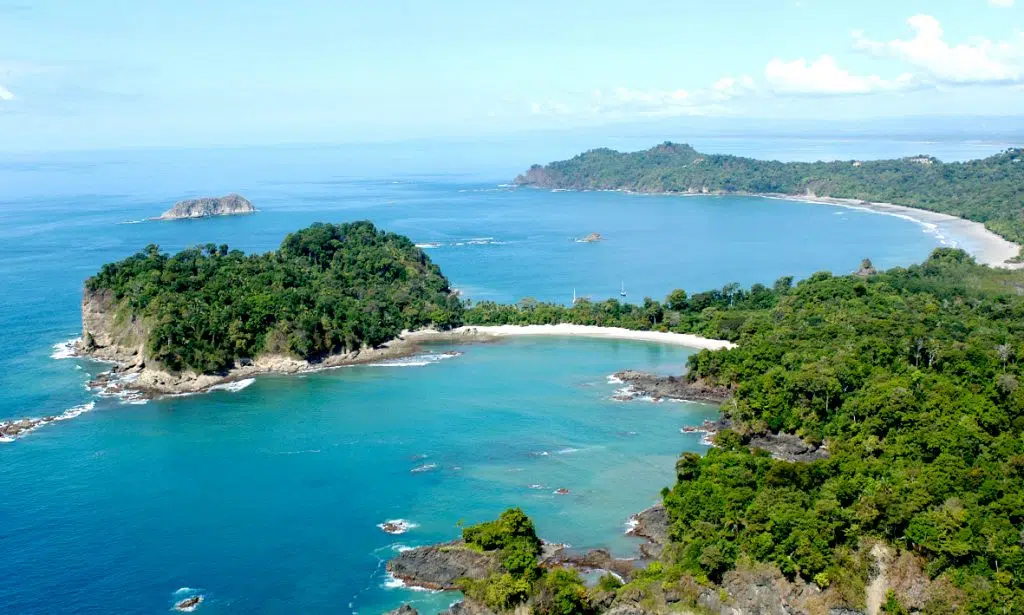 Manuel Antonio National Park from the air